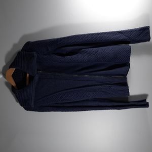 NWT CALVIN KLEIN JEANS BLUE  CARDIGAN SWEATER SZ L